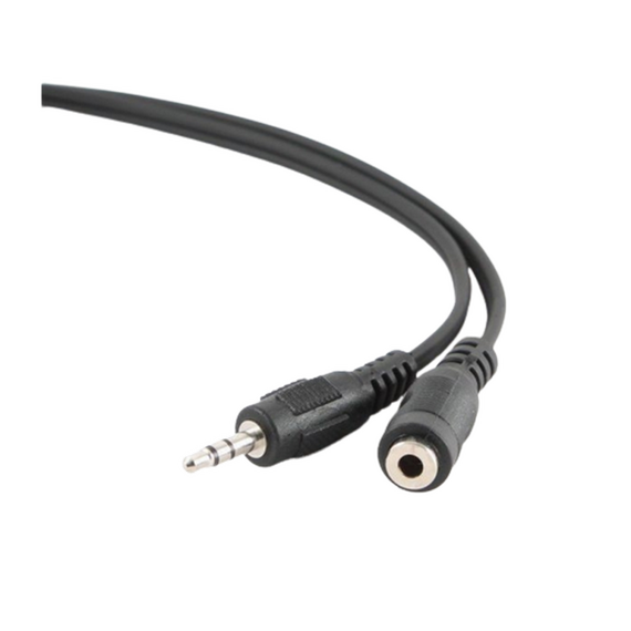 Cablu audio Cablexpert CCA-423-3M, 3.5mm 3-pin (F) - 3.5mm 3-pin (M), 3m, Negru, 2 image