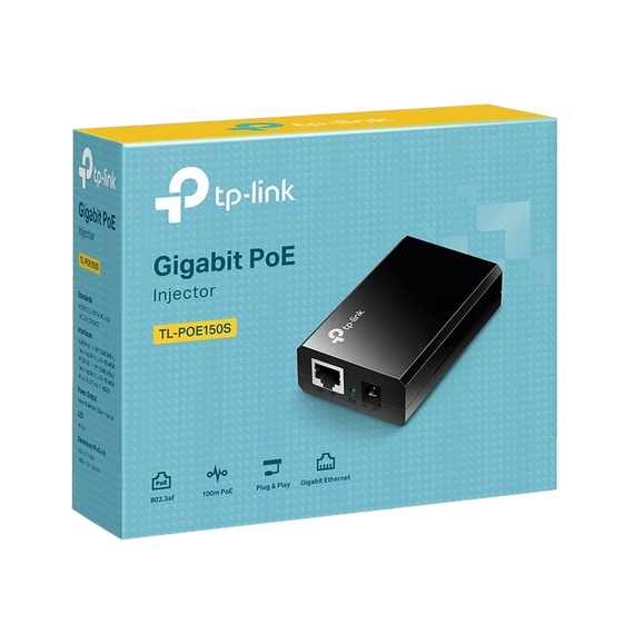 Injector PoE TP-LINK PoE150S, IEEE 802.3af, 3 image