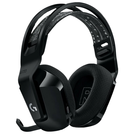 Căști gaming Logitech G733, Wireless/Cu fir, Negru, 2 image