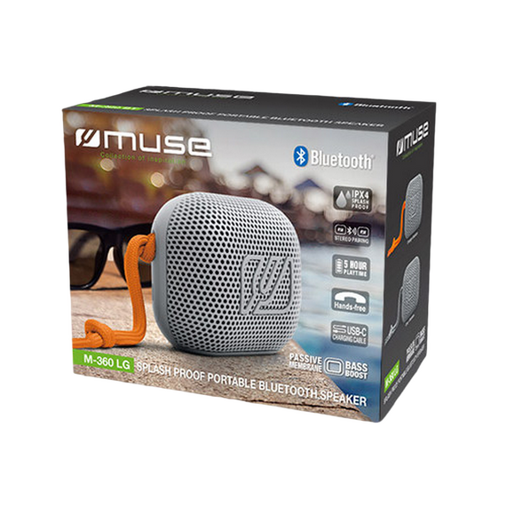 Boxă portabilă MUSE M-360 LG, Gri, 4 image