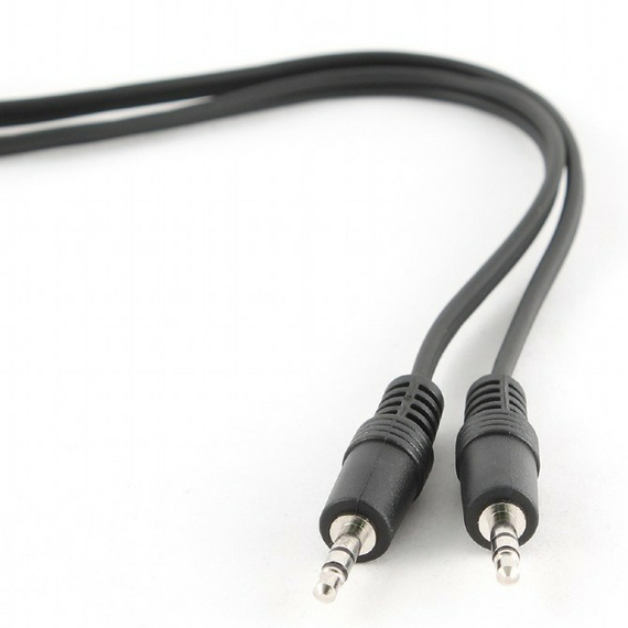 Audio Cable Cablexpert CCA-404-2M, 3.5mm 3-pin (M) - 3.5mm 3-pin (M), 2m, Negru, 6 image