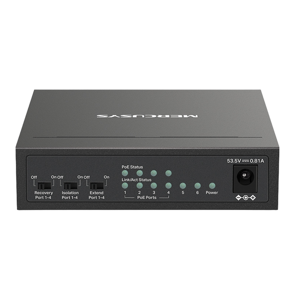 Switch de rețea MERCUSYS MS106LP, 4x IEEE 802.3af/at, 2 image