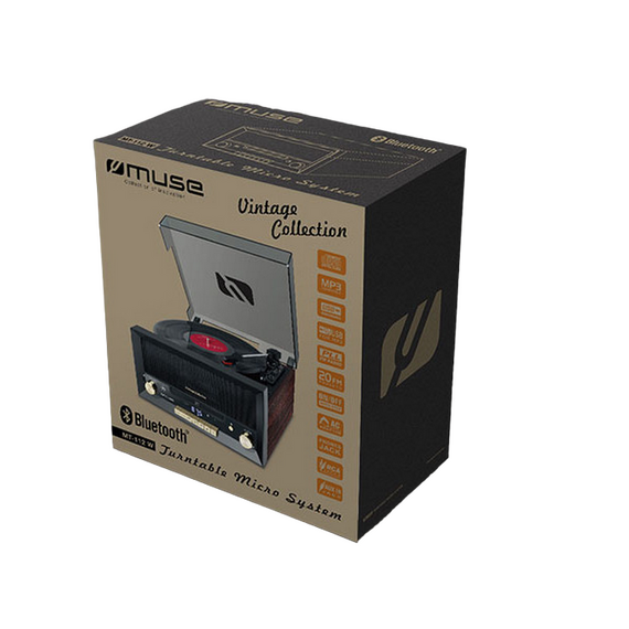 Sistem audio MUSE MT-112 W, Negru, 8 image