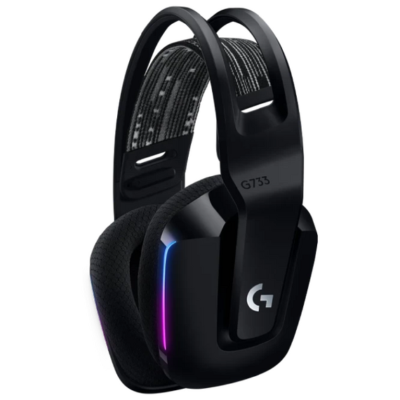 Căști gaming Logitech G733, Wireless/Cu fir, Negru, 7 image