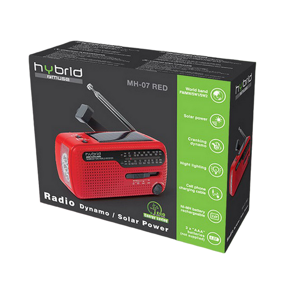 Boxă portabilă MUSE MH-07 RED, Roșu, 5 image