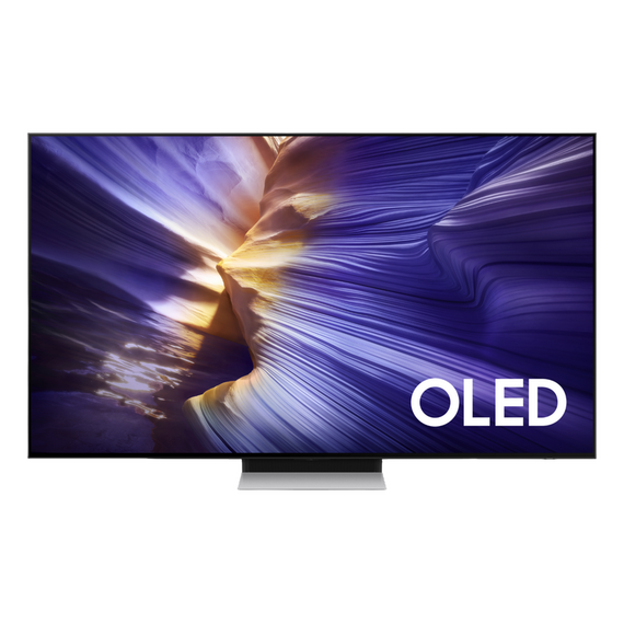 55" OLED SMART TV Samsung QE55S90FAEXUA, 3840x2160 4K UHD, Tizen, Negru