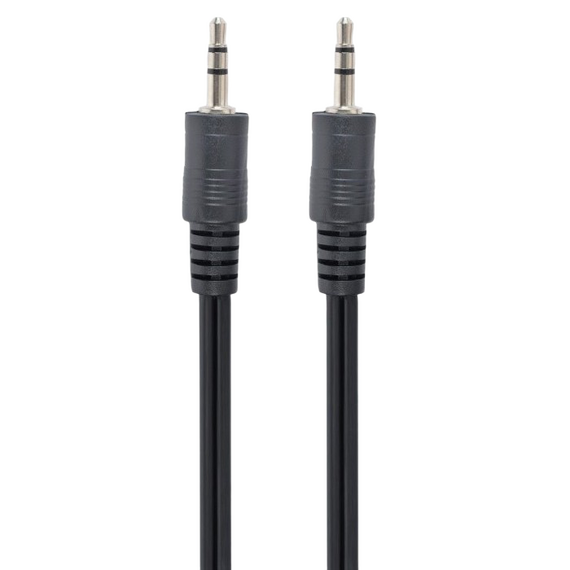Audio Cable Cablexpert CCA-404-2M, 3.5mm 3-pin (M) - 3.5mm 3-pin (M), 2m, Negru