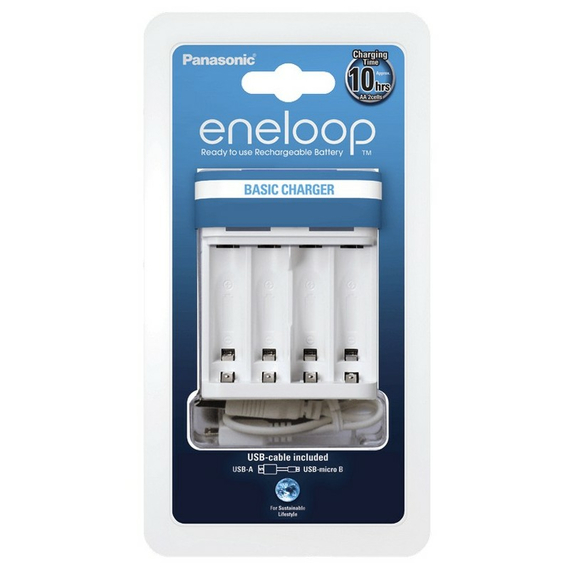 Încărcător Acumulatori Panasonic BQ-CC51E, Alb, 4 image