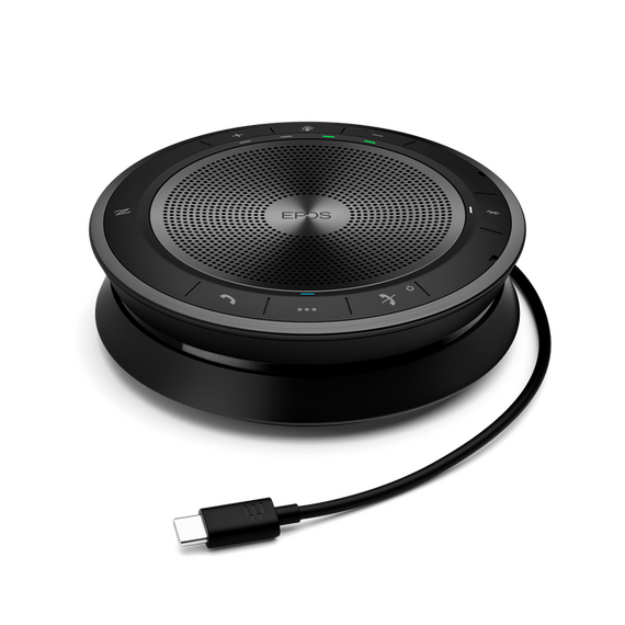 Microfon portabil pentru înregistrare vocală EPOS EXPAND SP 40+, Fără fir/Cu fir, Negru