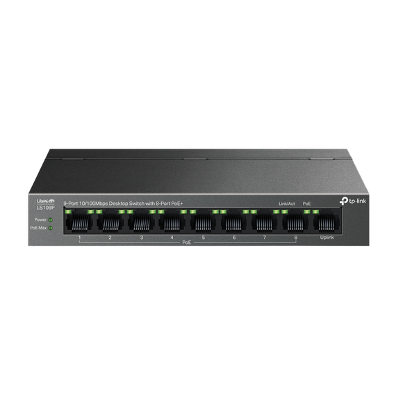 Comutator PoE TP-LINK LS109P, 8x IEEE 802.3af/at