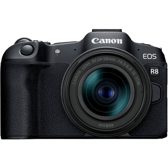 Aparat Foto Mirrorless Canon EOS R8 & RF 24-50mm f/4.5-6.3 IS STM KIT