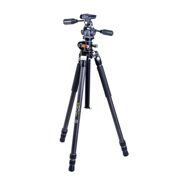 Trepied/Monopod Vanguard VEO3+ 263CP, Cap panoramic cu 3 căi, Negru