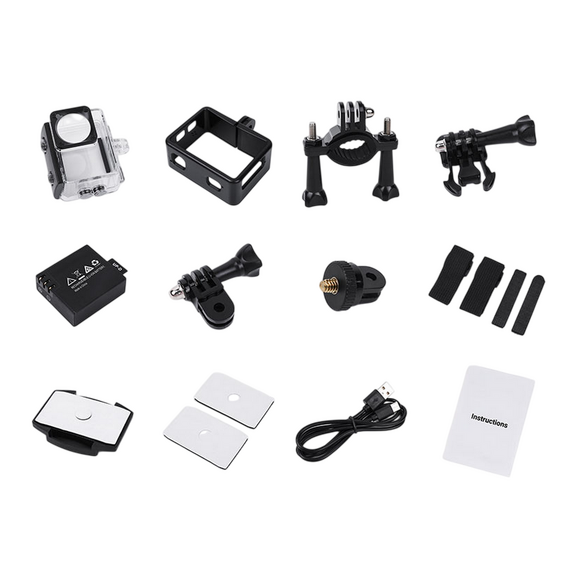 Cameră Video Sport Hoco DV102, Negru, 2 image