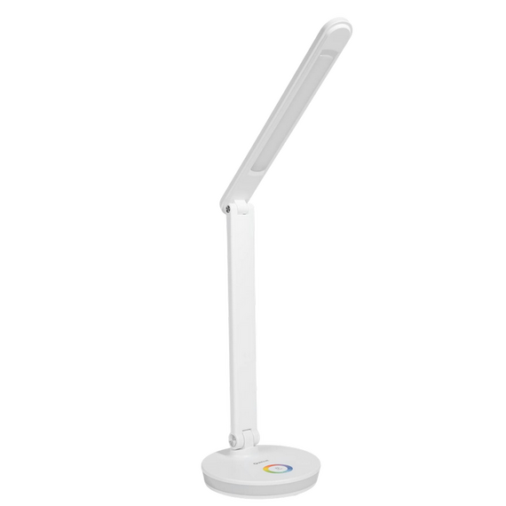 Lampa de birou Platinet PDL400RGB, Alb