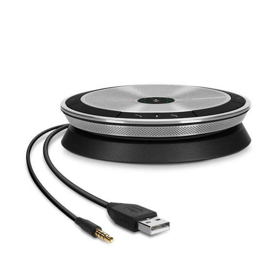 Microfon portabil pentru înregistrare vocală EPOS EXPAND SP 20 ML, Fără fir/Cu fir, Argintiu