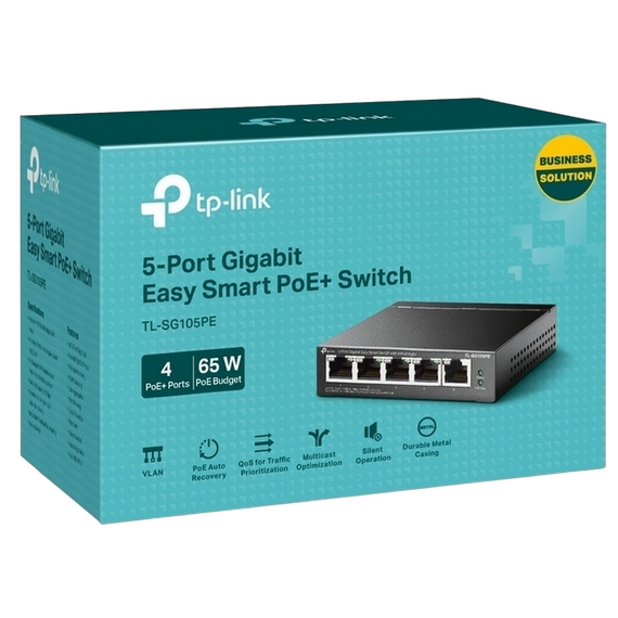 Comutator PoE TP-LINK TL-SG105PE, 4x IEEE 802.3af/at, 3 image