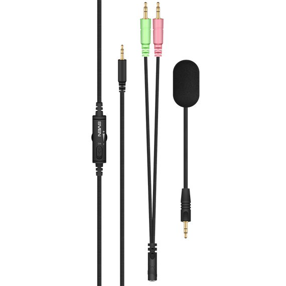 Căști gaming SVEN AP-G999MV, Cu fir, Negru, 3 image