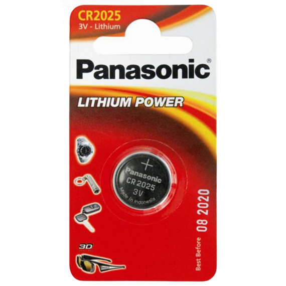 Baterii rotunde Panasonic CR-2025EL, CR2025, 1buc.
