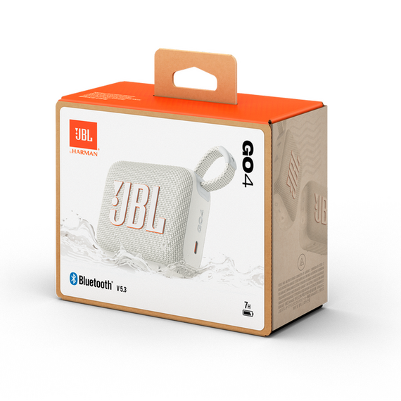 Boxă portabilă JBL GO 4, Alb, 2 image