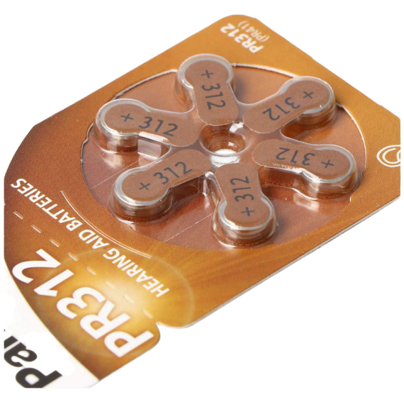 Baterii rotunde Panasonic PR-312, PR312 (PR41), 170mAh, 6buc., 3 image