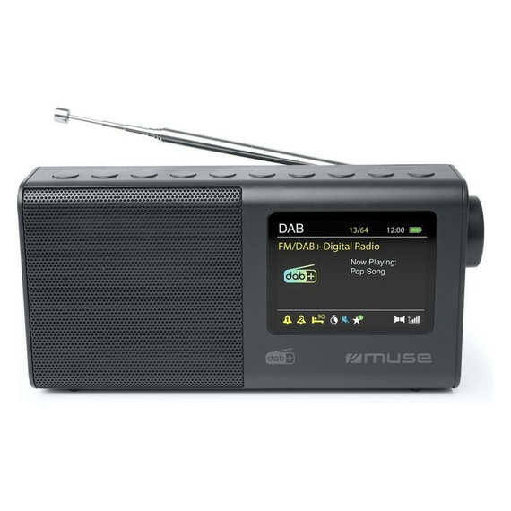 Radio portabil MUSE M-117 DB, Negru, 2 image