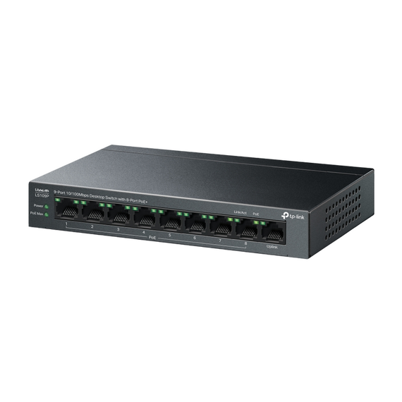 Comutator PoE TP-LINK LS109P, 8x IEEE 802.3af/at, 2 image