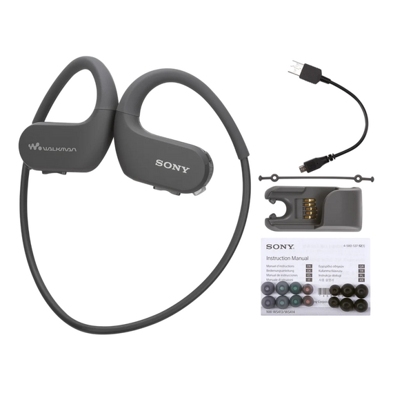 MP3 Player SONY NW-WS413, 4GB, Negru, 2 image