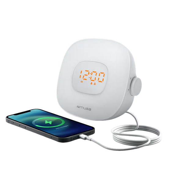 Radio portabil MUSE ML-198 CR, Alb, 3 image