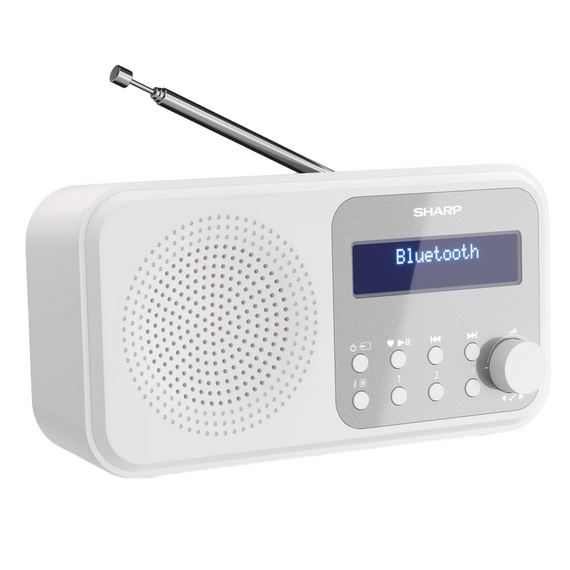 Radio portabil Sharp DR-P420WHV01, Alb, 3 image