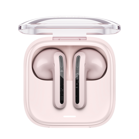 Căști Xiaomi Redmi Buds 6, Pudră transparentă, 2 image