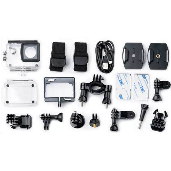 Cameră Video Sport SJCAM SJ4000 WiFi, Argintiu, 3 image