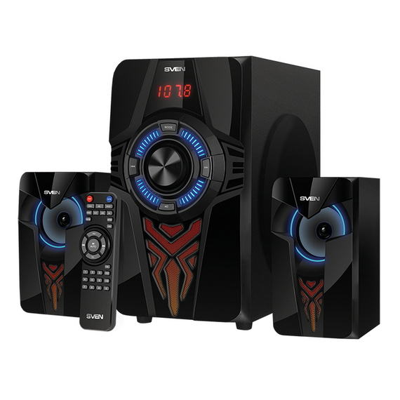 Boxe pentru calculator 2.1 SVEN MS-2070, Negru, 2 image