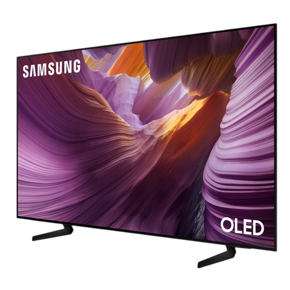 77" OLED SMART TV Samsung QE77S85FAEXUA, 3840x2160 4K UHD, Tizen, Negru, 2 image