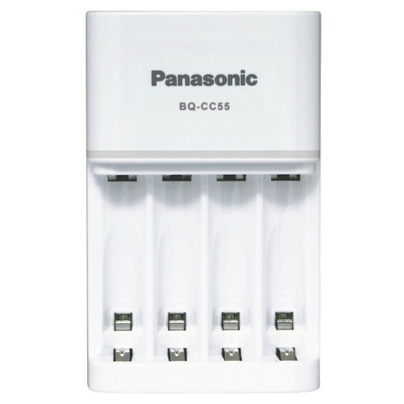 Încărcător Acumulatori Panasonic BQ-CC55E, Alb, 3 image