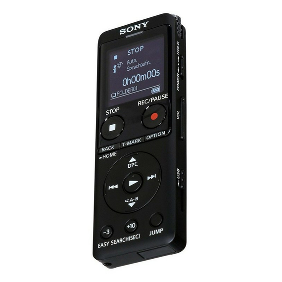 Recorder digital de voce SONY ICD-UX570, UX Series, Black, 2 image