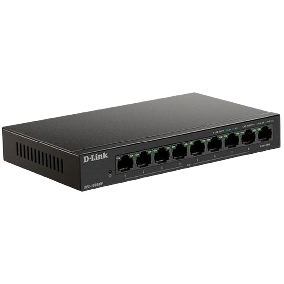 Comutator PoE D-Link DES-1009MP, 8x IEEE 802.3af/at, 2 image