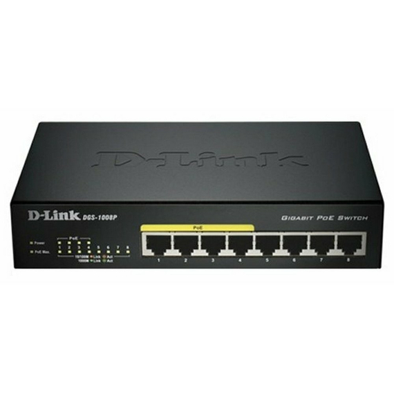 Comutator PoE D-Link DGS-1008P, 4x IEEE 802.3af, 3 image
