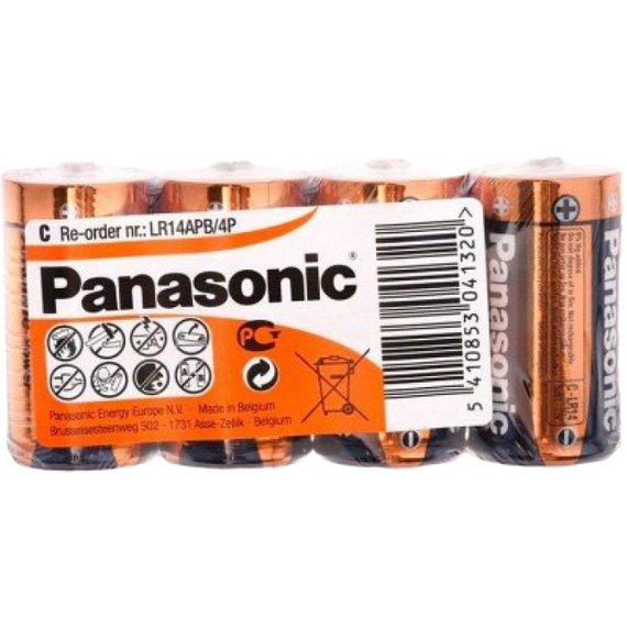 Baterii Panasonic LR14REB, C, 4buc.