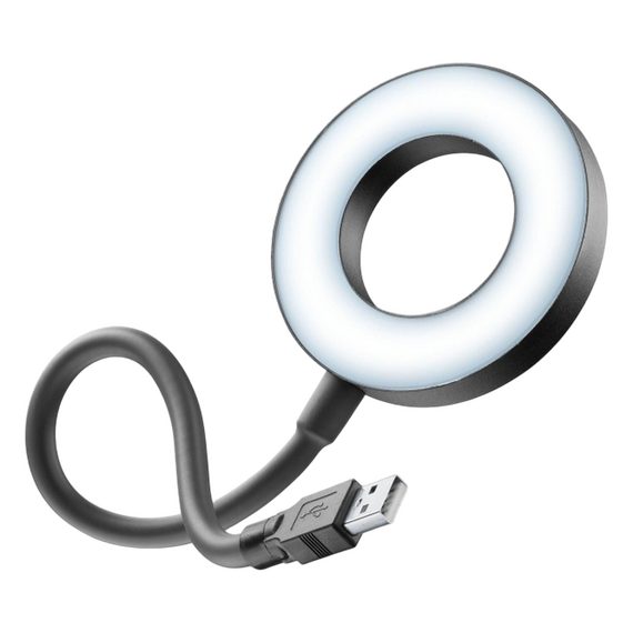 Lampă USB Cellularline LED, Negru