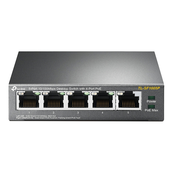 Comutator PoE TP-LINK TL-SF1005P, 4x IEEE 802.3af/at, 2 image