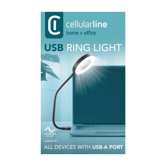 Lampă USB Cellularline LED, Negru, 3 image