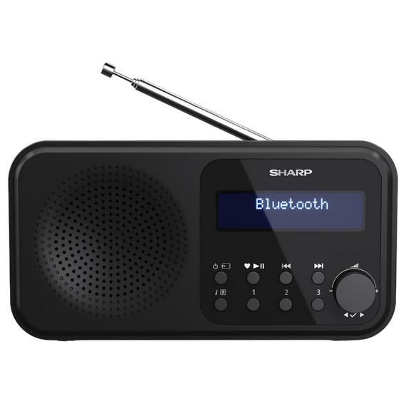 Radio portabil Sharp DR-P420BKV01, Negru
