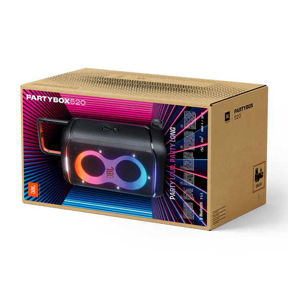 Sistem audio JBL PartyBox 520, Negru, 2 image