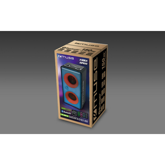 Boxă portabilă MUSE M-1808 DJ, Negru, 2 image