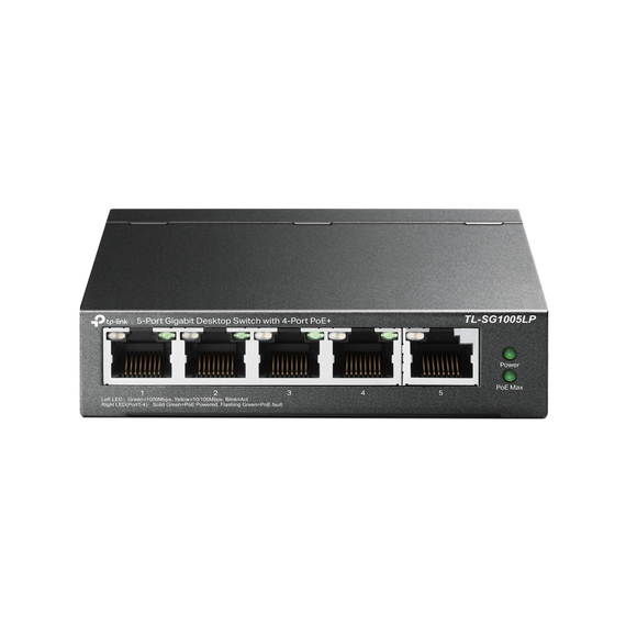 Comutator PoE TP-LINK TL-SG1005LP, 4x IEEE 802.3af/at, 2 image