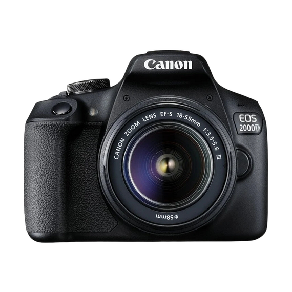Aparat foto DSLR Canon EOS 2000D & EF-S 18-55mm f/3.5-5.6 DC III KIT