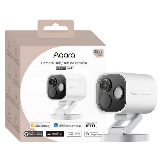 Camera de supraveghere Smart AQARA Hub G5 Pro, Alb
