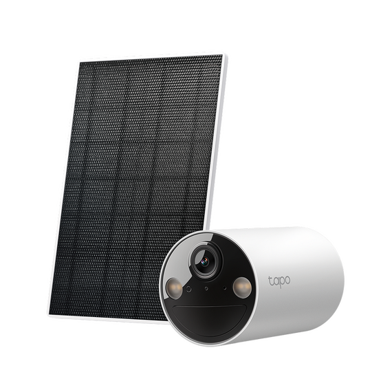 Camera de supraveghere Smart + Panou solar TP-LINK TAPO C410 KIT, Alb, 2 image