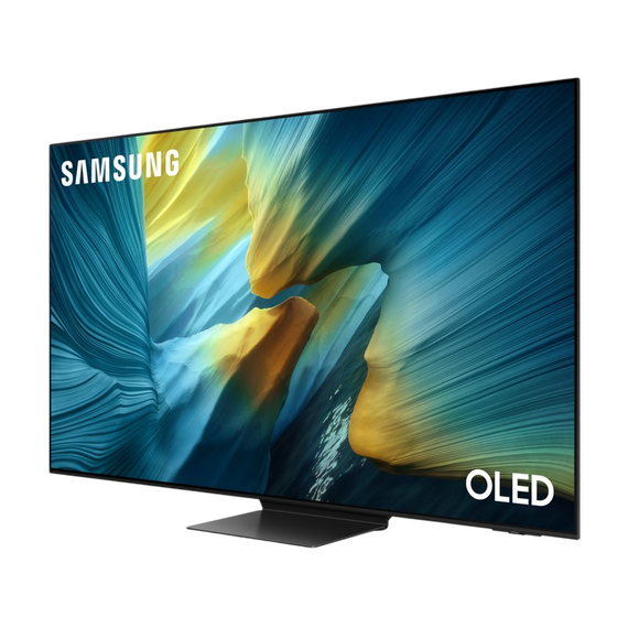 65" OLED SMART TV Samsung QE65S95FAUXUA, 3840x2160 4K UHD, Tizen, Negru, 3 image