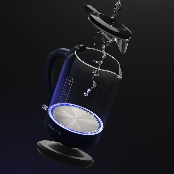 Fierbător electric Polaris PWK 1759CGL, Negru, 3 image